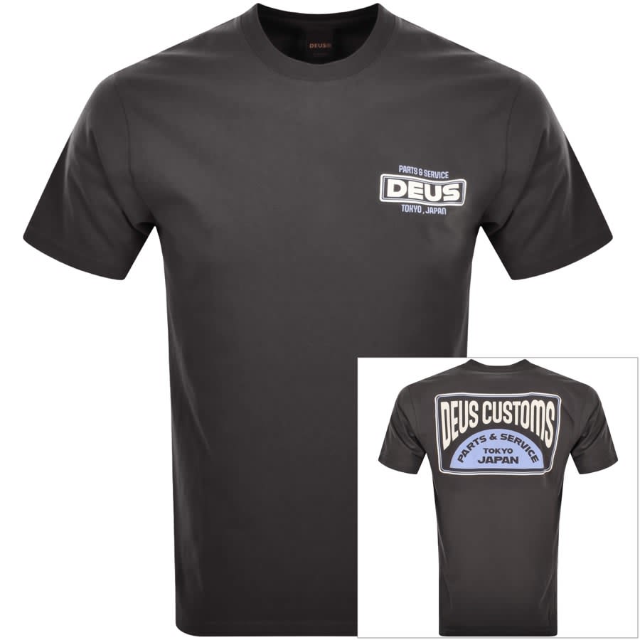 Image number 1 for Deus Ex Machina Deport T Shirt Grey
