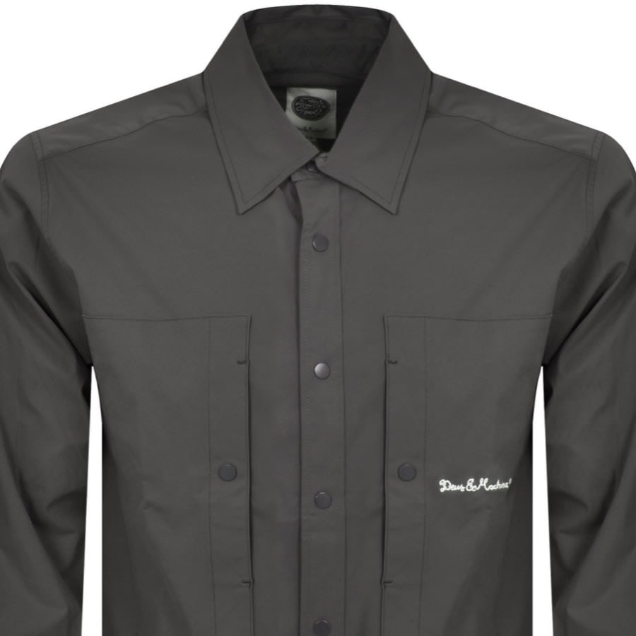 Image number 2 for Deus Ex Machina Klamath Nylon Shirt Grey
