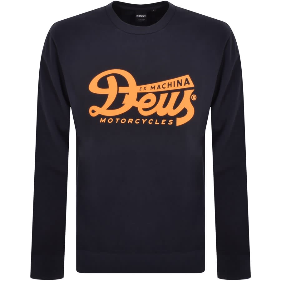 Image number 1 for Deus Ex Machina Relief Sweatshirt Navy