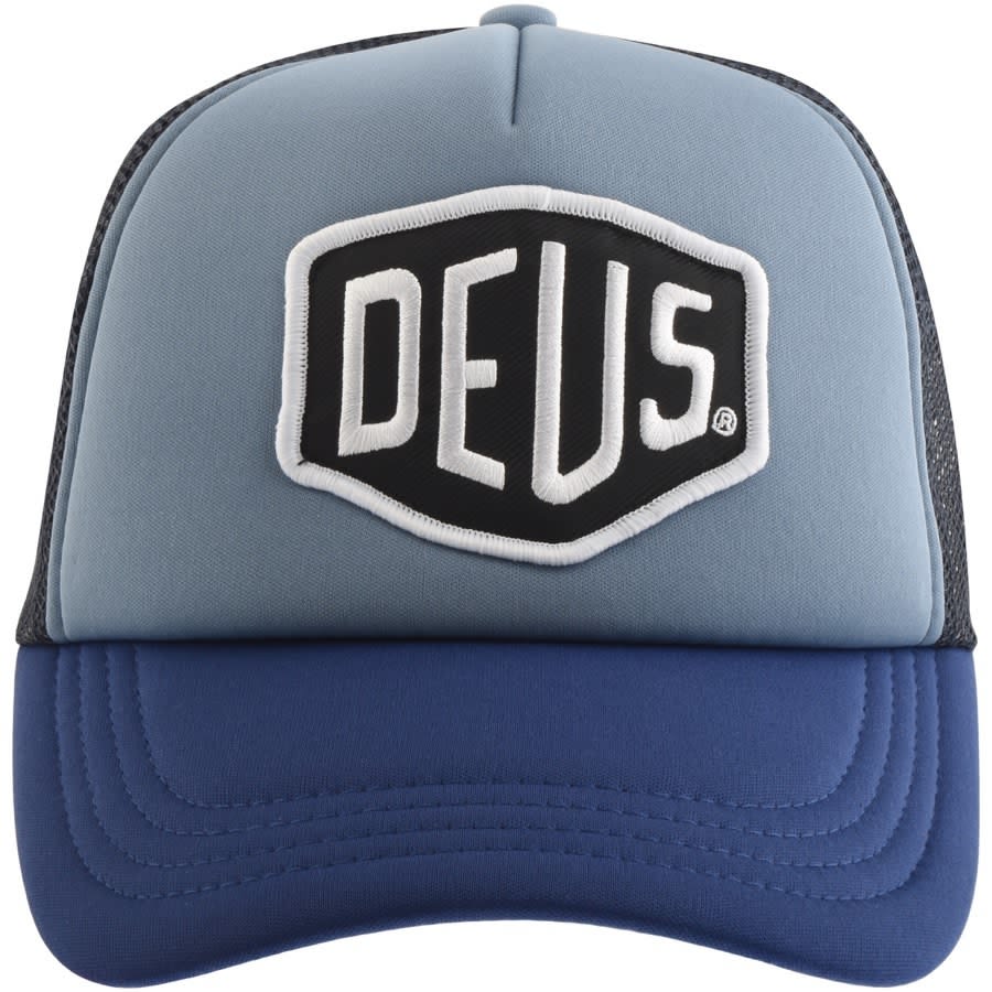 Image number 1 for Deus Ex Machina Baylands Trucker Cap Blue