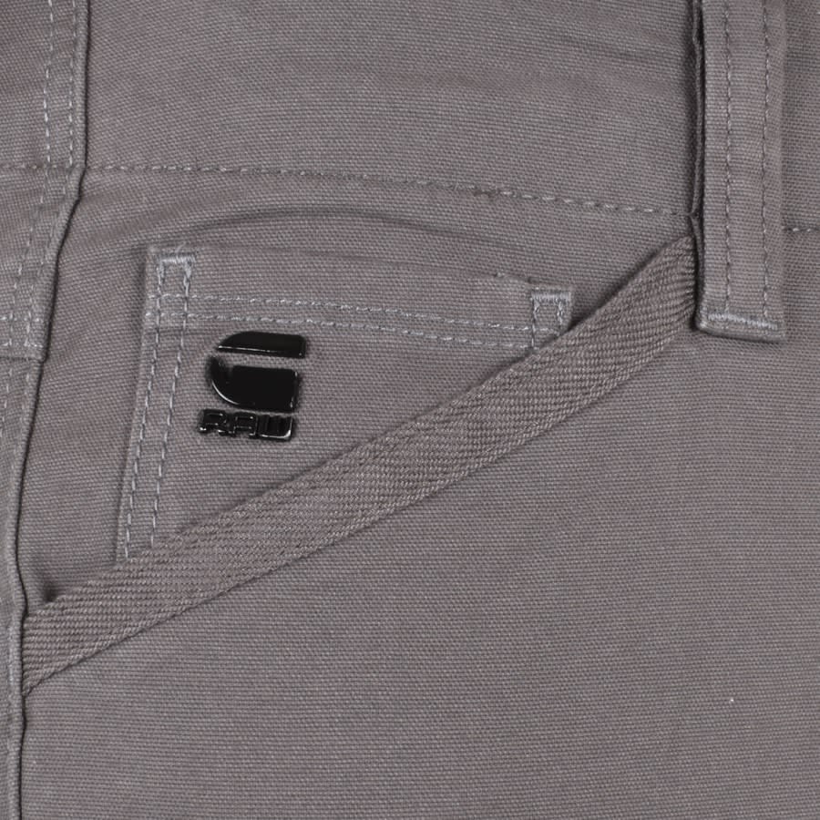 Image number 4 for G Star Raw 3D Skinny Cargo Trousers Grey