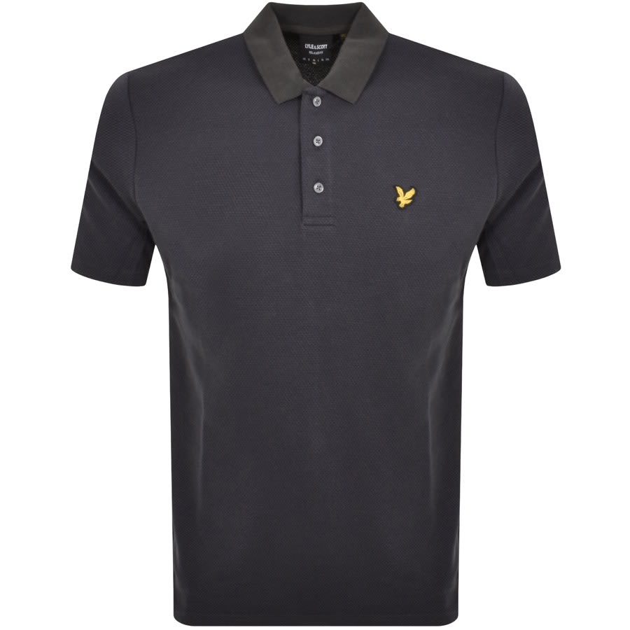 Image number 1 for Lyle And Scott Short Sleeved Polo T Shirt Grey