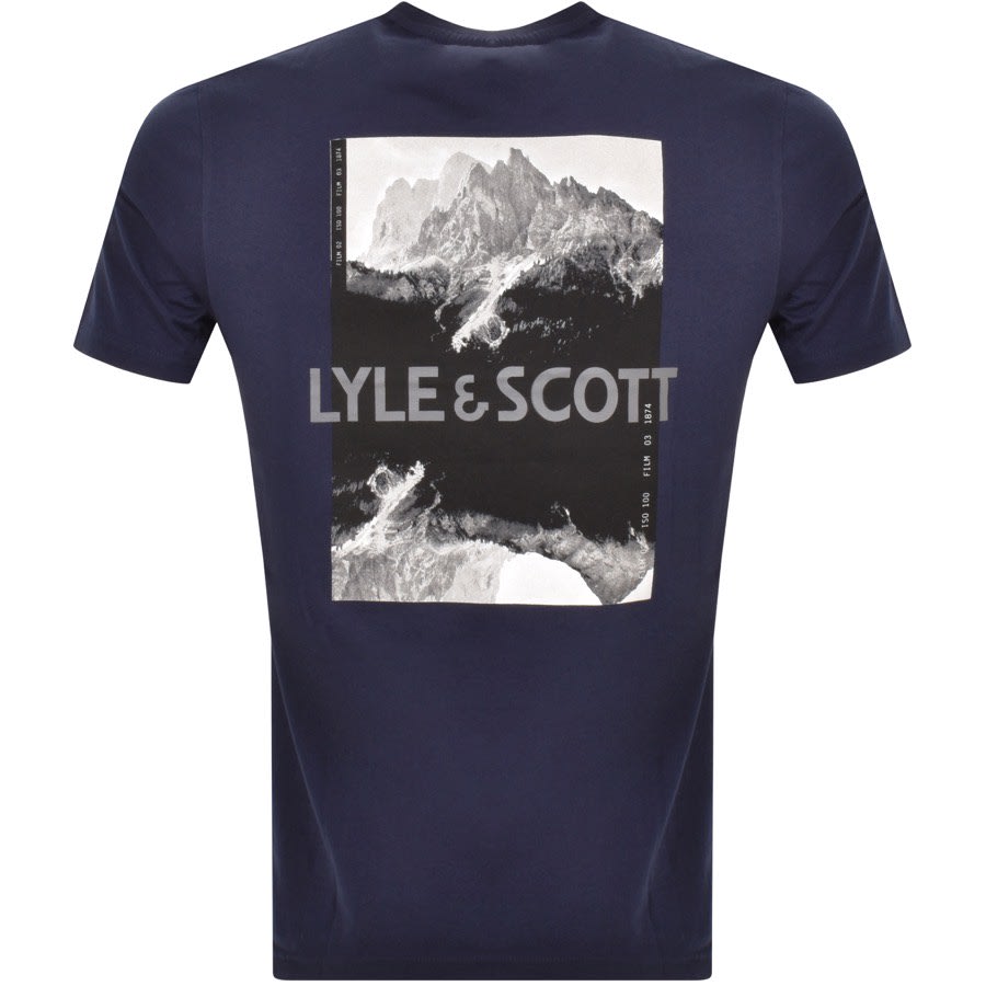 Image number 3 for Lyle And Scott Crew Neck T Shirt Navy