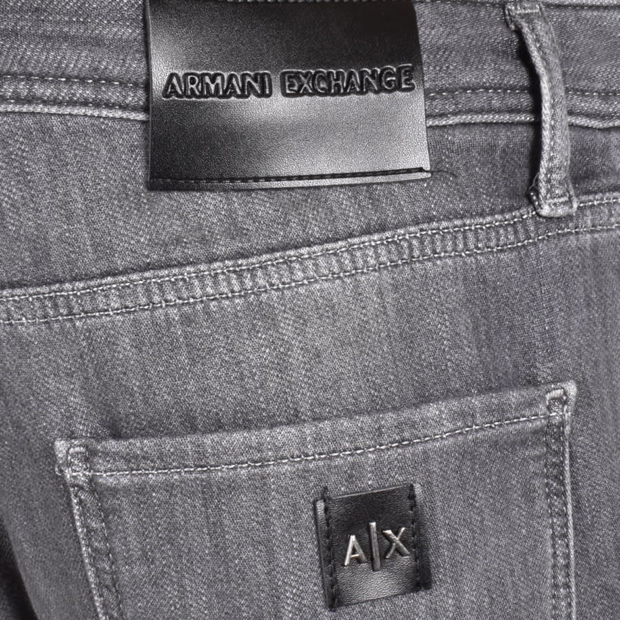Image number 3 for Armani Exchange J13 Slim Fit Jeans Grey