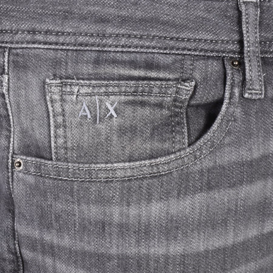 Image number 4 for Armani Exchange J13 Slim Fit Jeans Grey