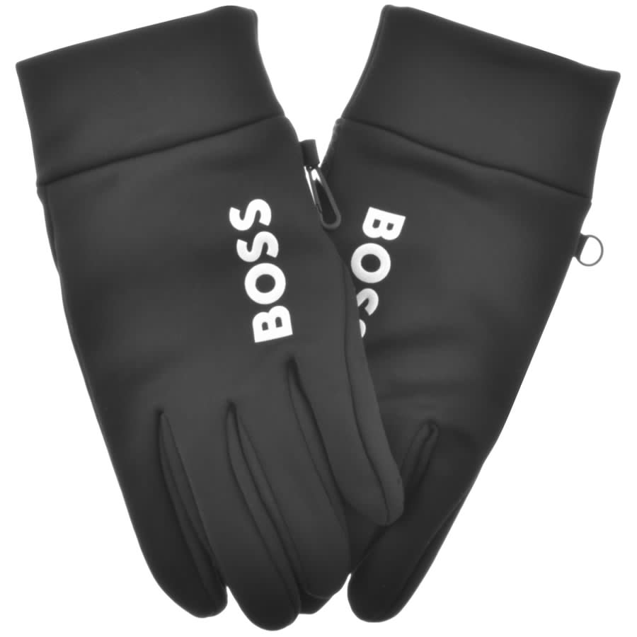 Image number 1 for BOSS Running Gloves Black