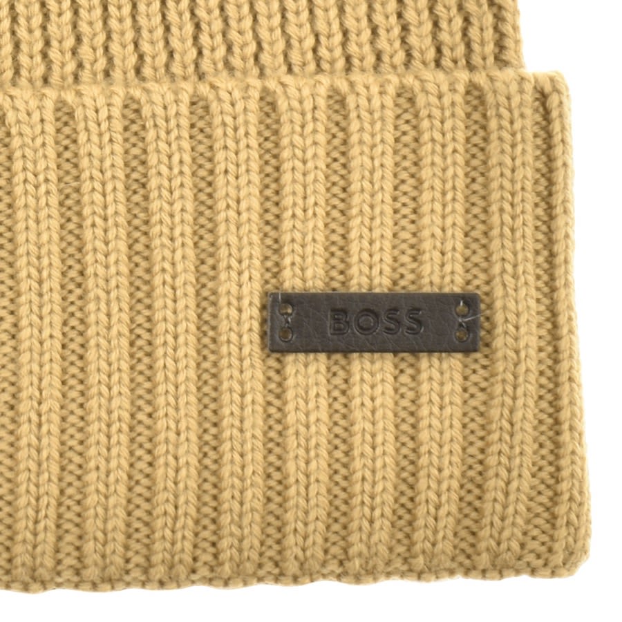 Image number 3 for BOSS Fati Beanie Beige