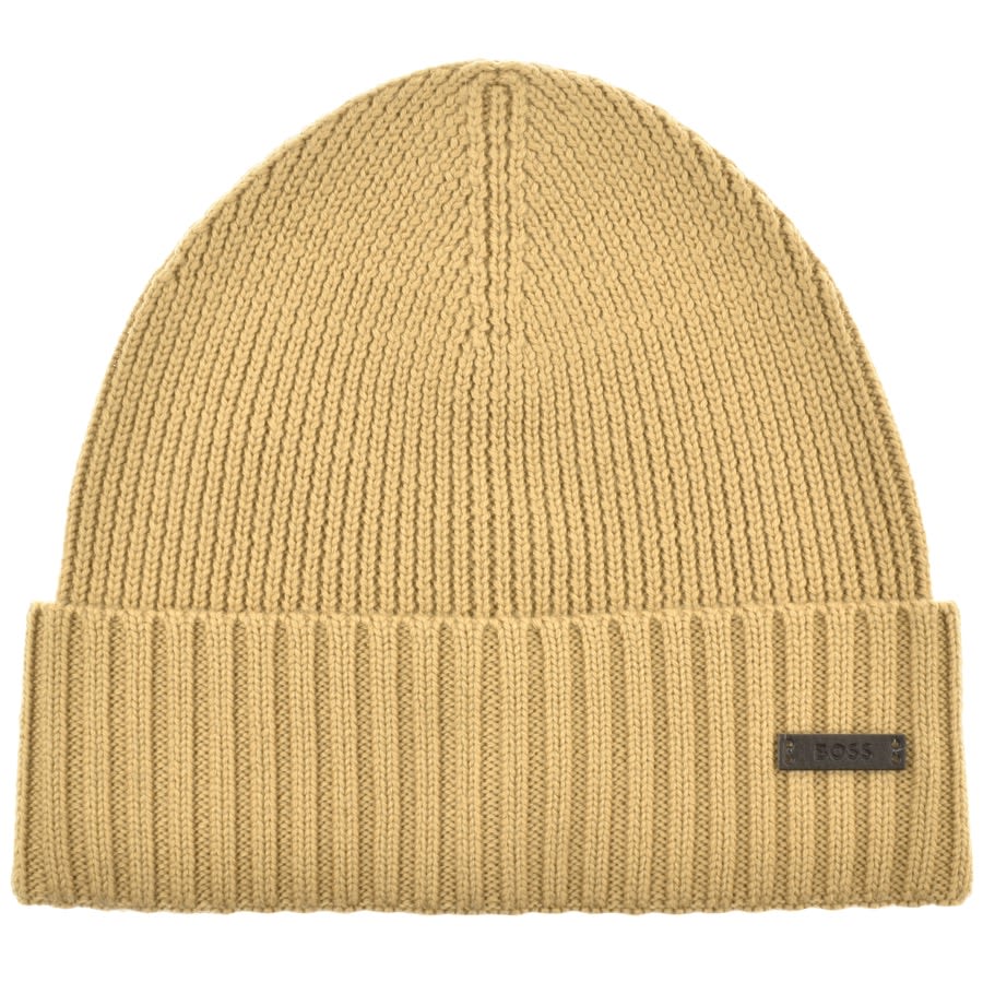 Image number 1 for BOSS Fati Beanie Beige