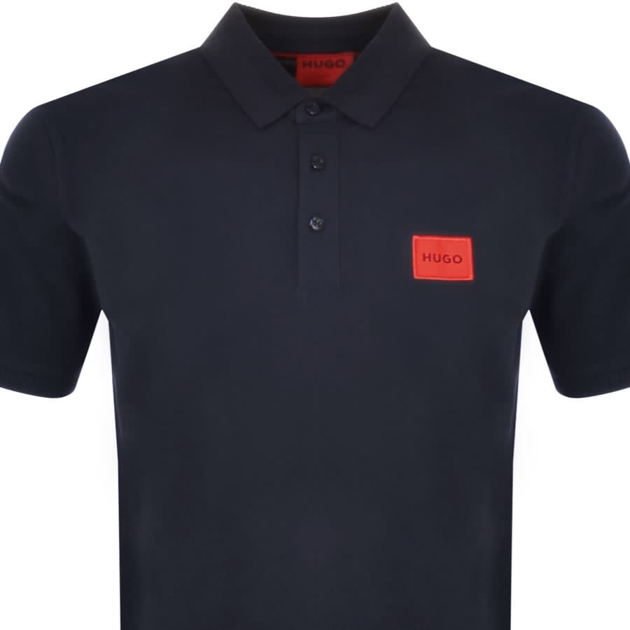 Image number 2 for HUGO Dereso 222 Polo T Shirt Navy