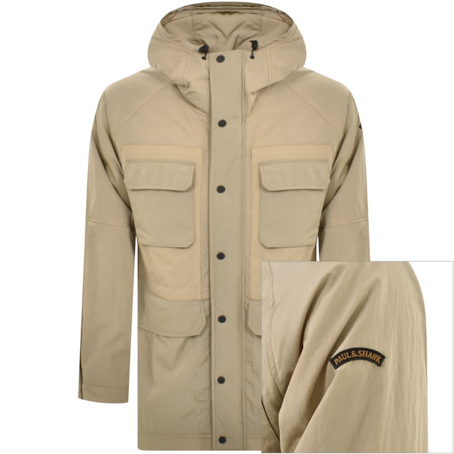 Image number 1 for Paul And Shark Field Jacket Khaki