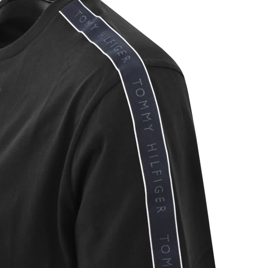 Image number 3 for Tommy Hilfiger Logo T Shirt Black