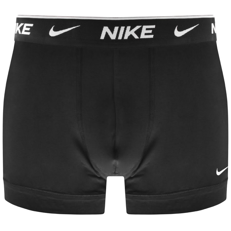 Image number 3 for Nike Logo Three Pack Trunks Black