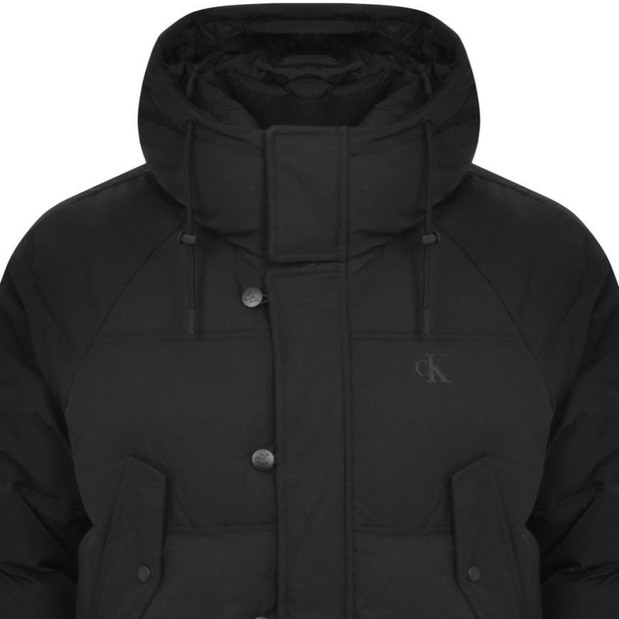 Image number 2 for Calvin Klein Jeans Technical Parka Jacket Black