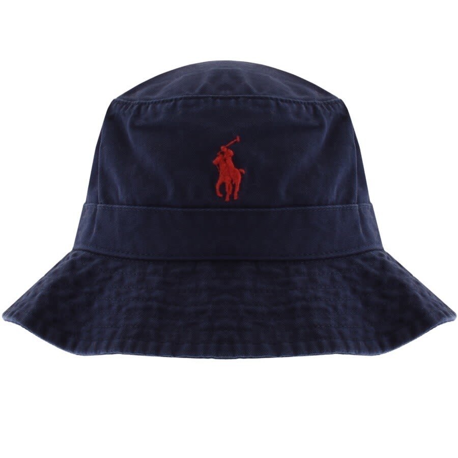 Image number 1 for Ralph Lauren Loft Bucket Hat Navy