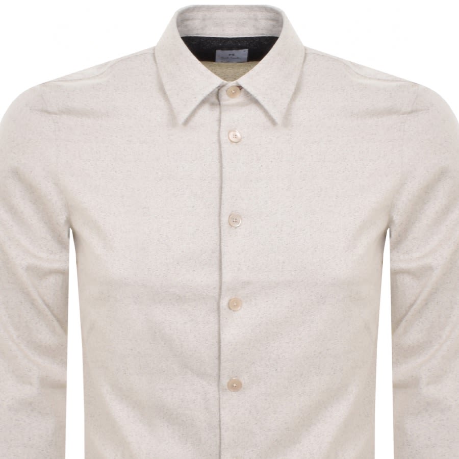 Image number 2 for Paul Smith Long Sleeved Tailored Shirt White