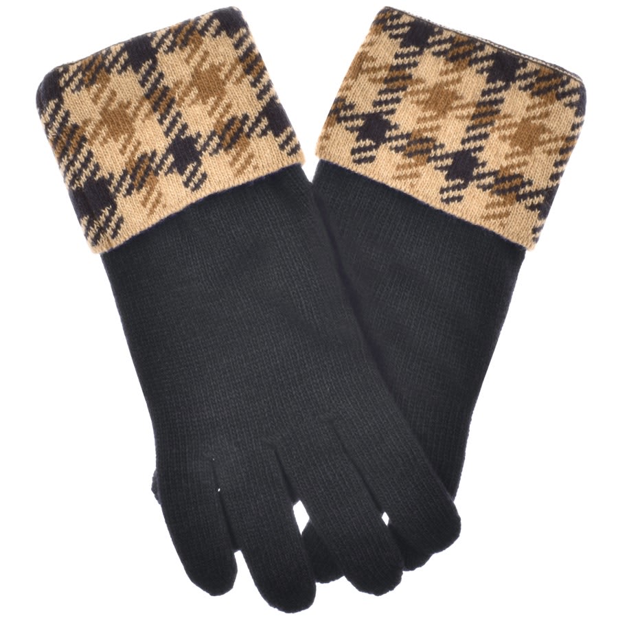 Image number 3 for Aquascutum Beanie Hat And Gloves Set Navy