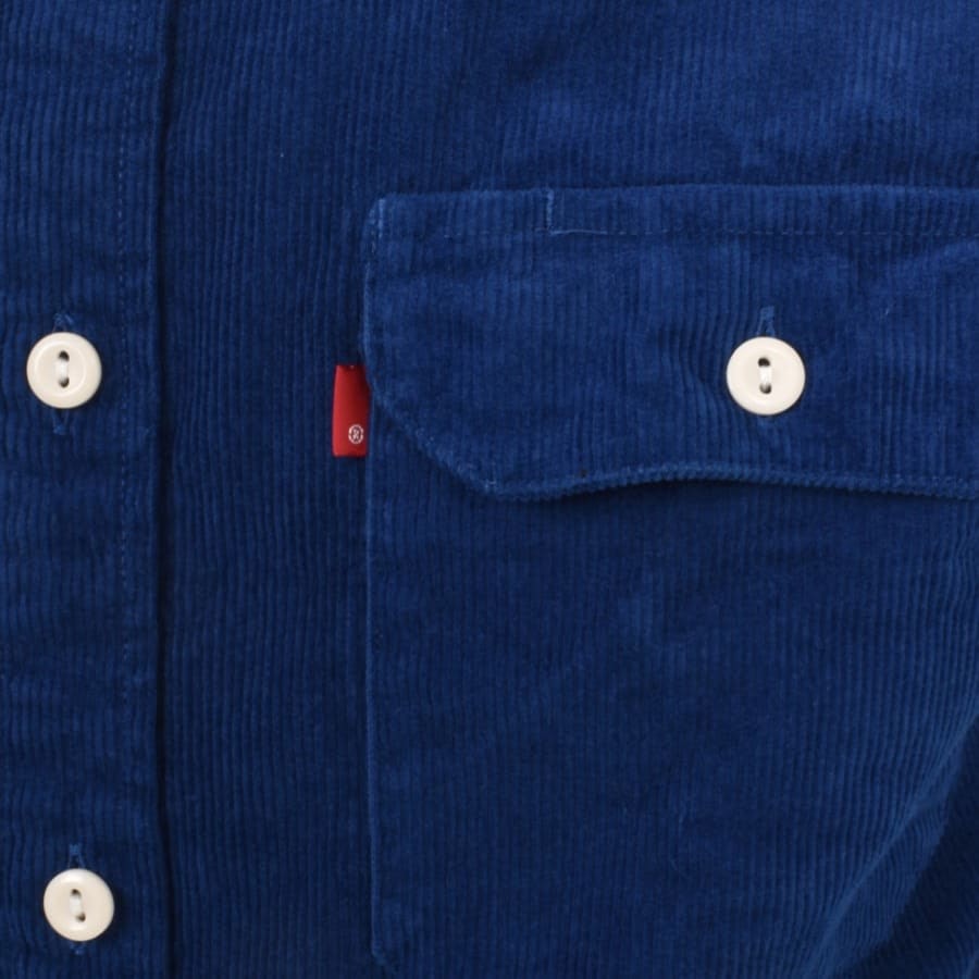 Image number 3 for Levis Jackson Worker Long Sleeve Shirt Blue