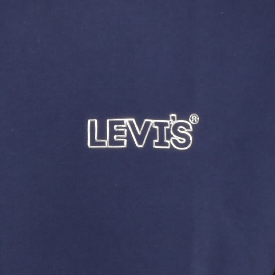 Image number 3 for Levis Relaxed Graphic Sweatshirt Navy