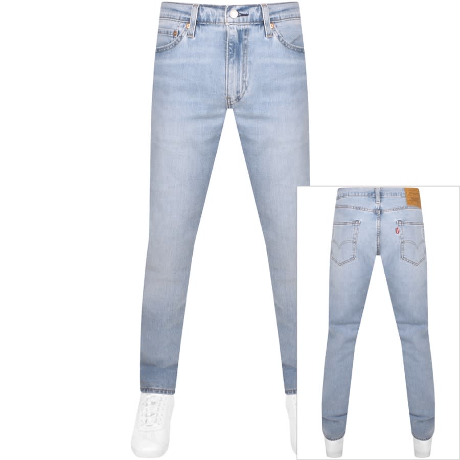 Image number 1 for Levis 511 Slim Fit Jeans Mid Wash Blue