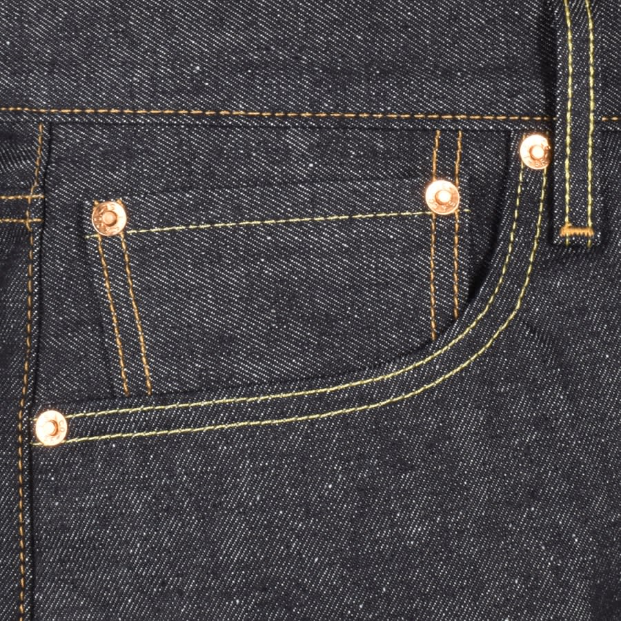 Image number 4 for Levis 501 Original Fit Jeans Navy