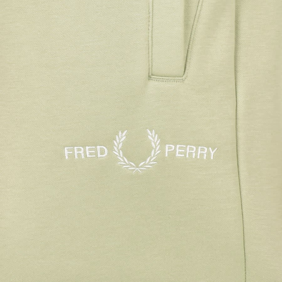 Image number 3 for Fred Perry Loopback Jogging Bottoms In Green