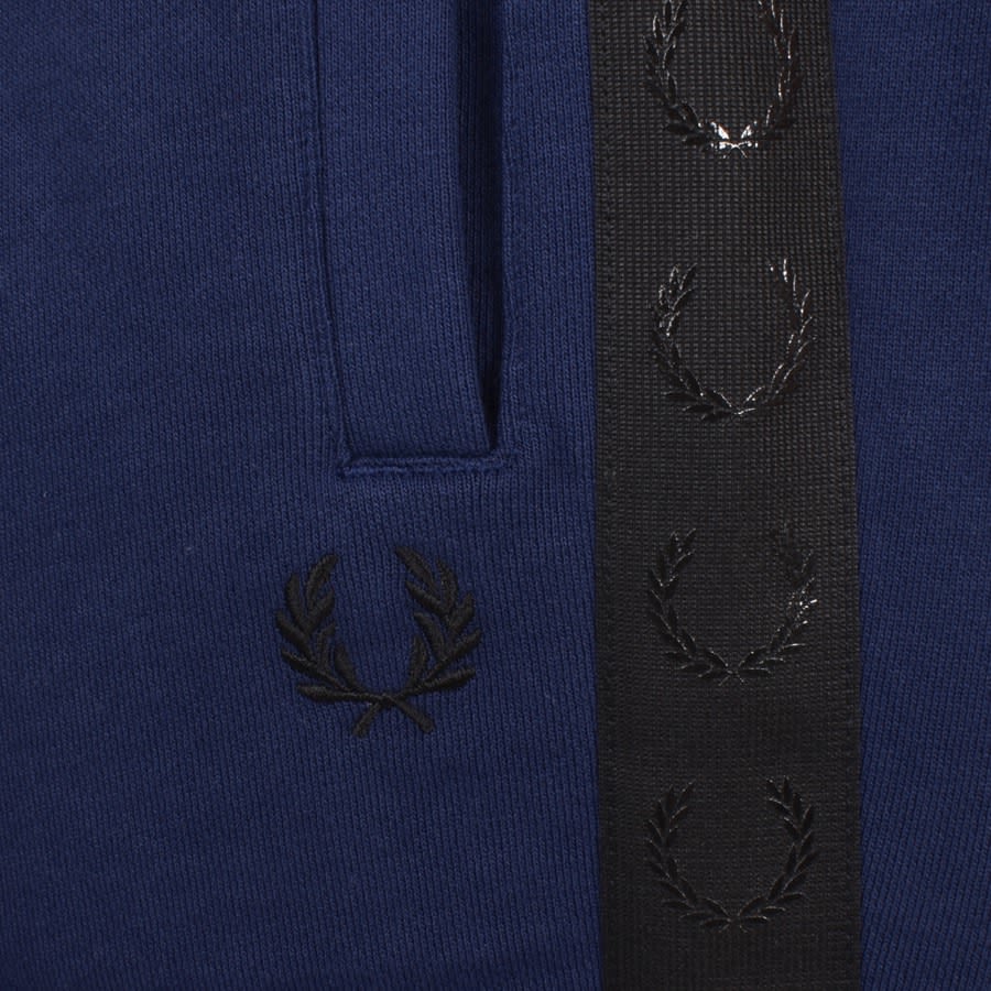 Image number 4 for Fred Perry Laurel Tape Jogging Bottoms Navy