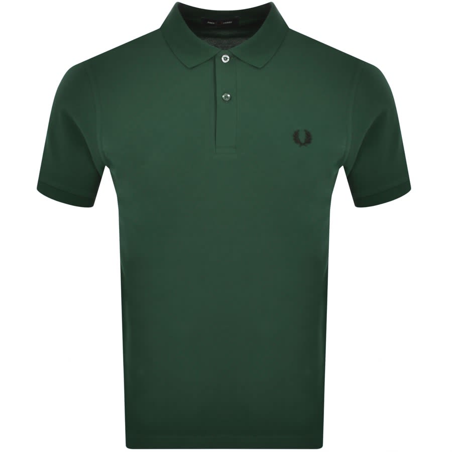 Image number 1 for Fred Perry Plain Polo T Shirt Green