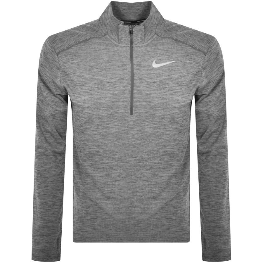Image number 1 for Nike Training Pacer Half Zip Sweatshirt Grey