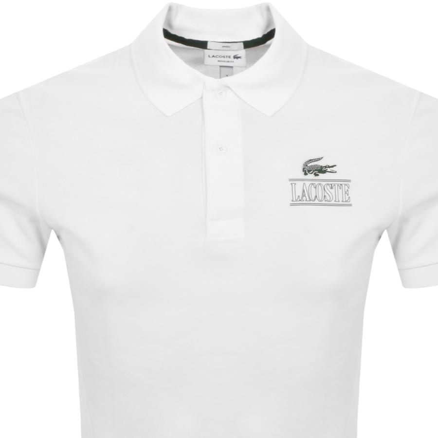 Image number 2 for Lacoste Polo T Shirt White
