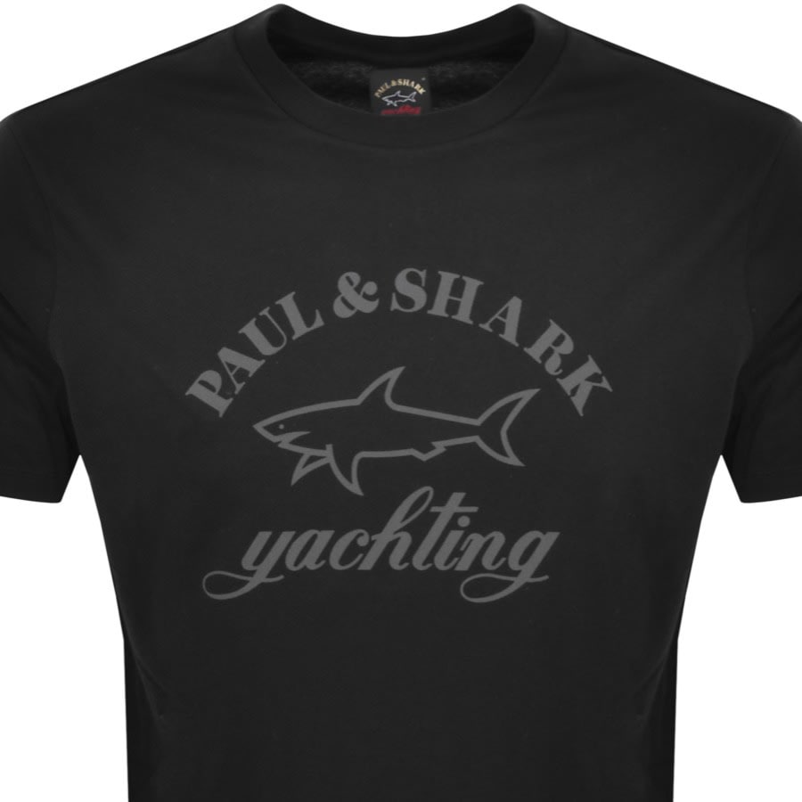 Image number 2 for Paul And Shark Logo T Shirt Black
