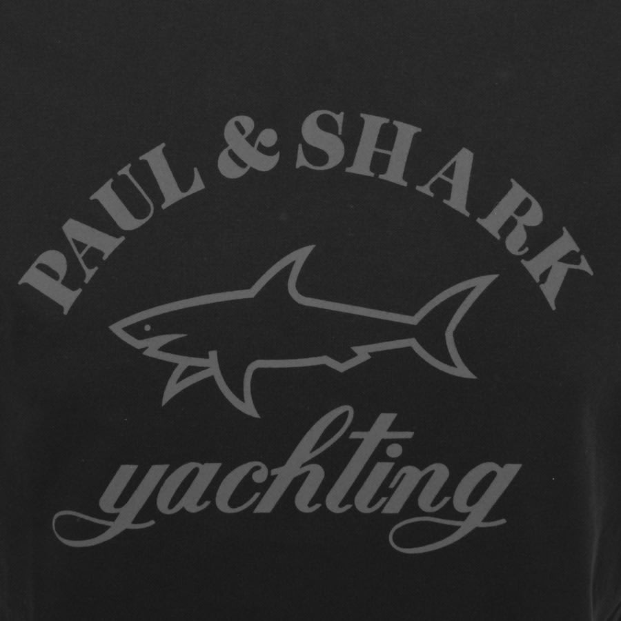 Image number 3 for Paul And Shark Logo T Shirt Black
