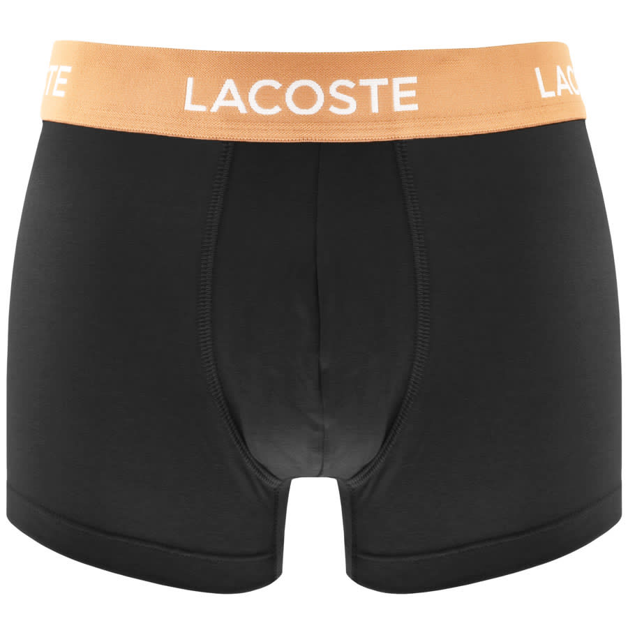 Image number 4 for Lacoste Underwear Five Pack Trunks Black