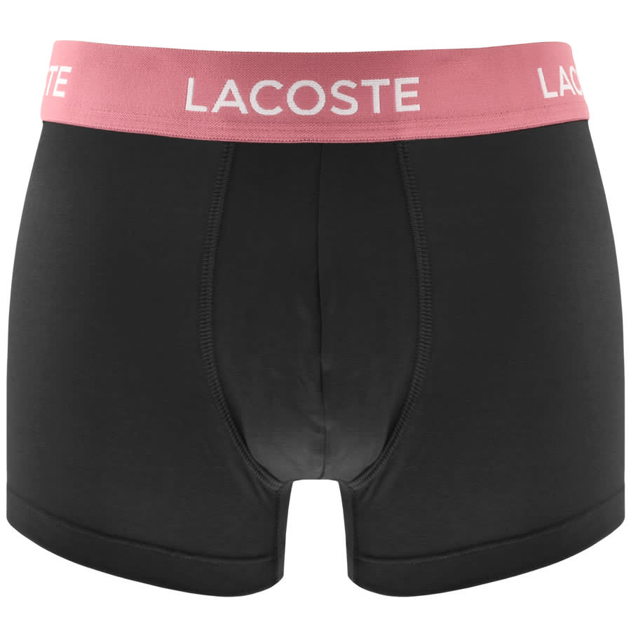 Image number 5 for Lacoste Underwear Five Pack Trunks Black