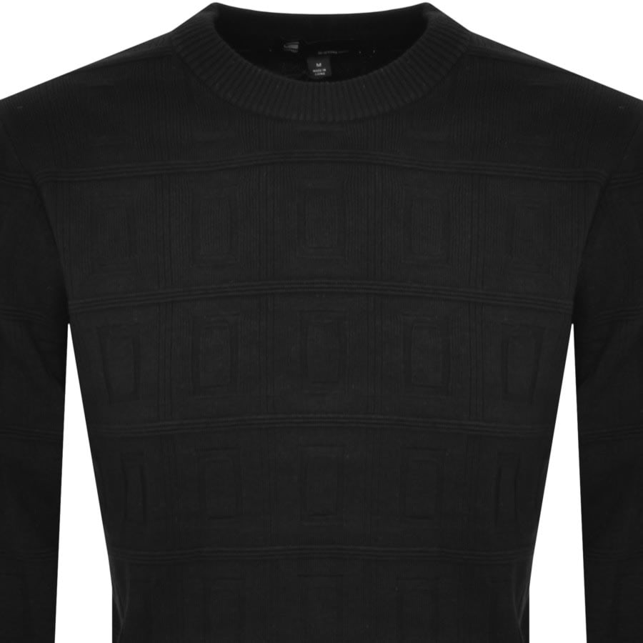 Image number 2 for G Star Raw Table Knit Jumper Black