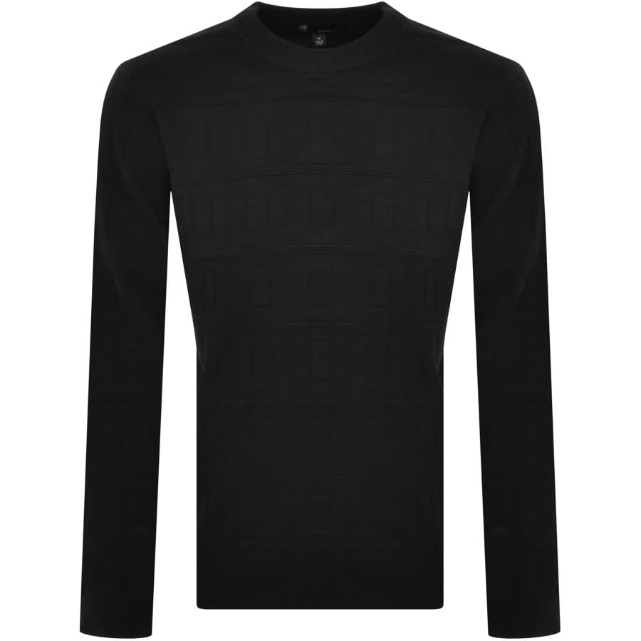 Image number 1 for G Star Raw Table Knit Jumper Black