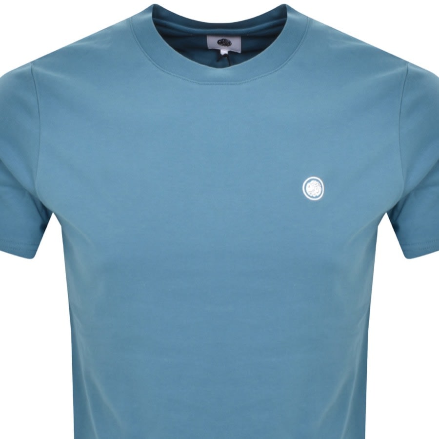 Image number 2 for Pretty Green Mitchell Crew Neck T Shirt Blue