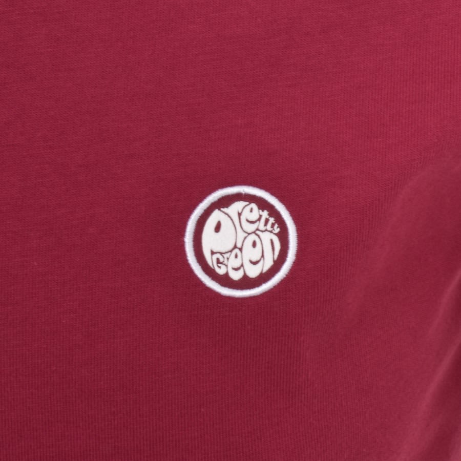 Image number 3 for Pretty Green Mitchell Crew Neck T Shirt Pink