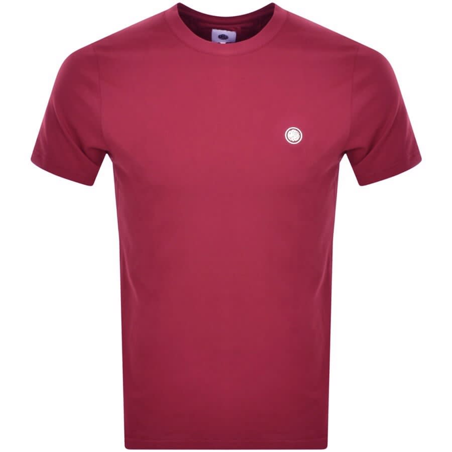 Image number 1 for Pretty Green Mitchell Crew Neck T Shirt Pink