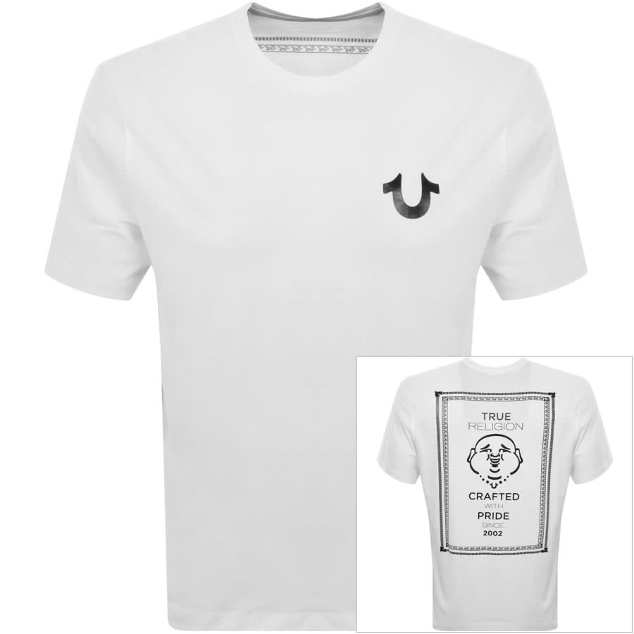 Image number 1 for True Religion Frame Logo T Shirt White