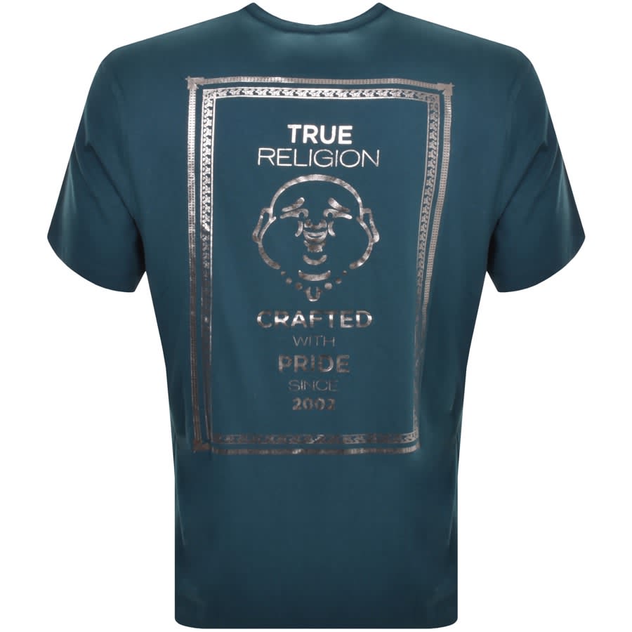 Image number 3 for True Religion Frame Logo T Shirt Blue