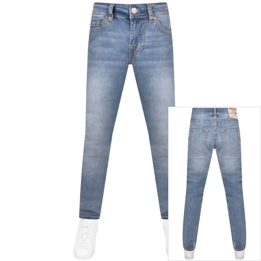 Image number 1 for True Religion Rocco Super T Jeans Blue