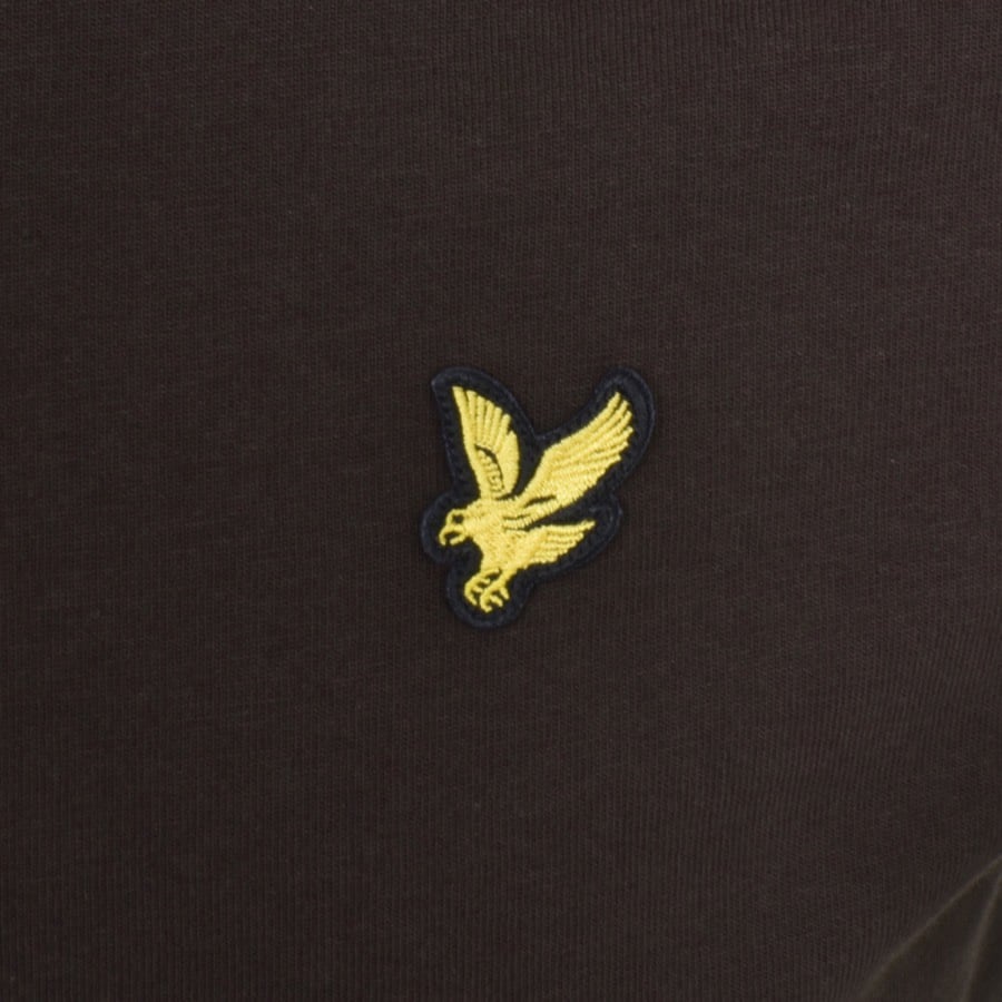Image number 3 for Lyle And Scott Crew Neck T Shirt Brown