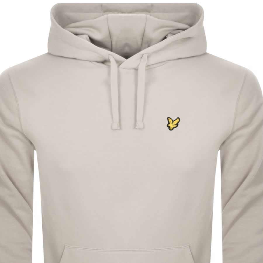 Image number 2 for Lyle And Scott Pullover Hoodie Beige