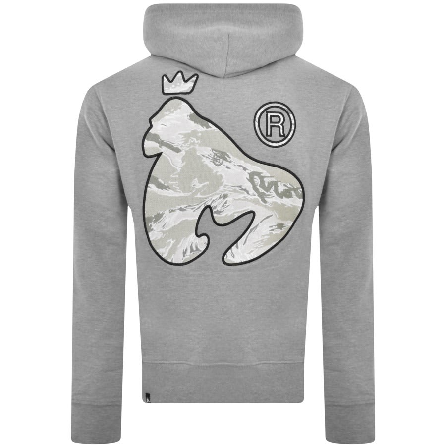 Image number 4 for Money Camo Fill Hooded Tracksuit Grey