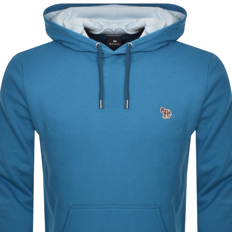 Image number 2 for Paul Smith Regular Fit Hoodie Blue