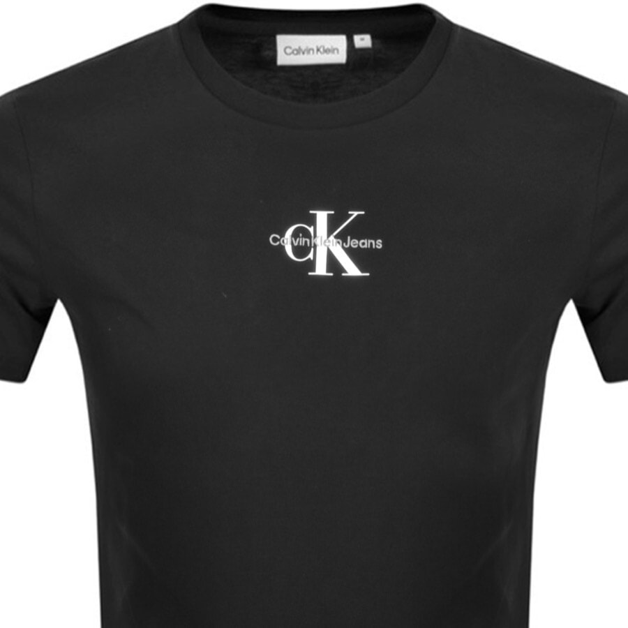 Image number 2 for Calvin Klein Jeans Logo T Shirt Black