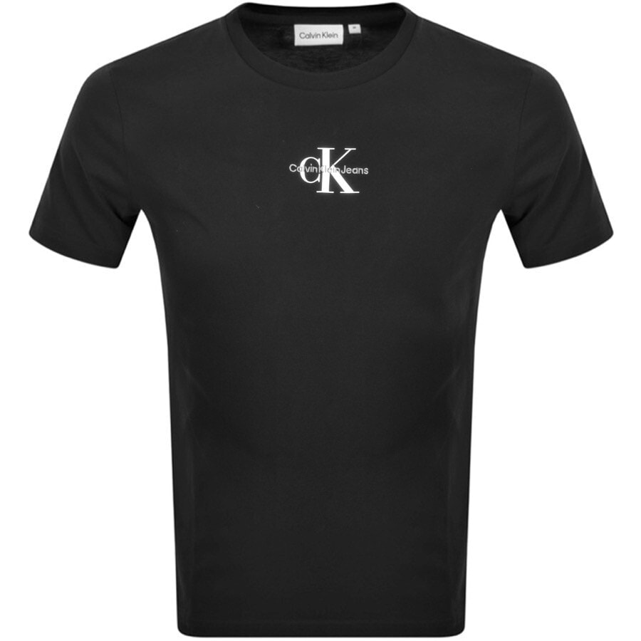 Image number 1 for Calvin Klein Jeans Logo T Shirt Black