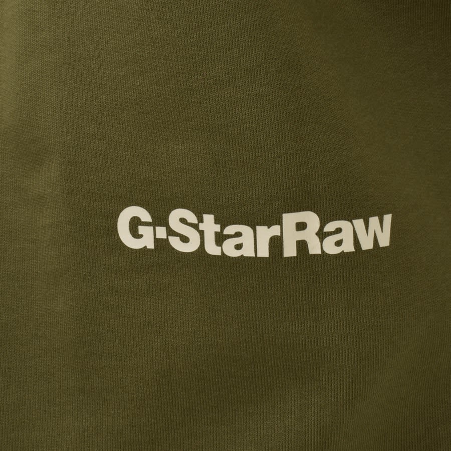 Image number 4 for G Star Raw Half Zip Tweeter Sweatshirt Green