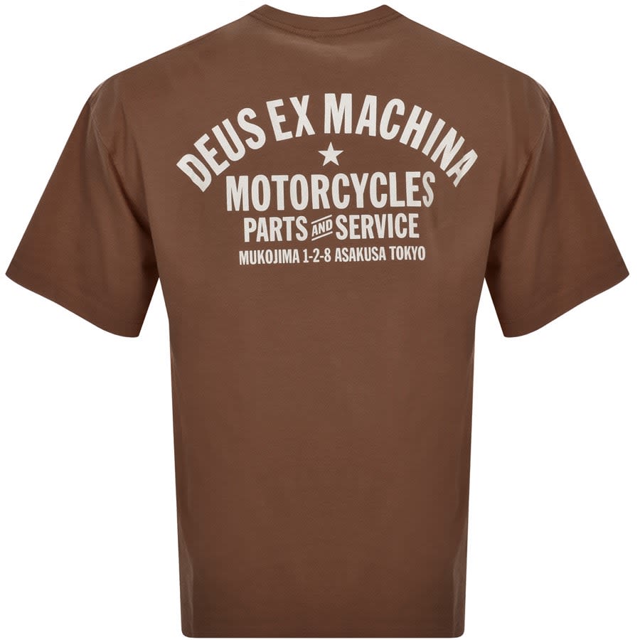 Image number 3 for Deus Ex Machina Oversized Seoul T Shirt Brown