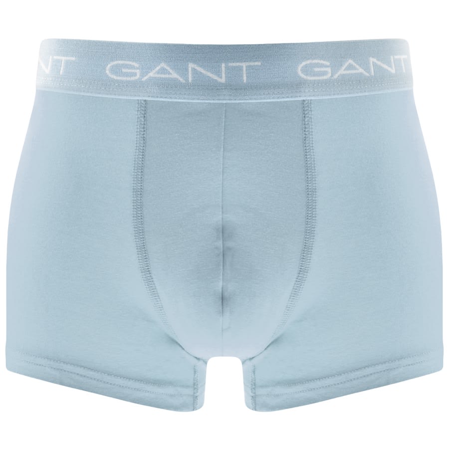 Image number 2 for Gant Three Pack Stretch Trunks Navy